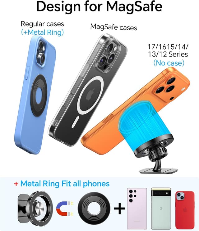 Thumbnail 6 de Coolpow MagSafe Car Mount 20 N55 magnets