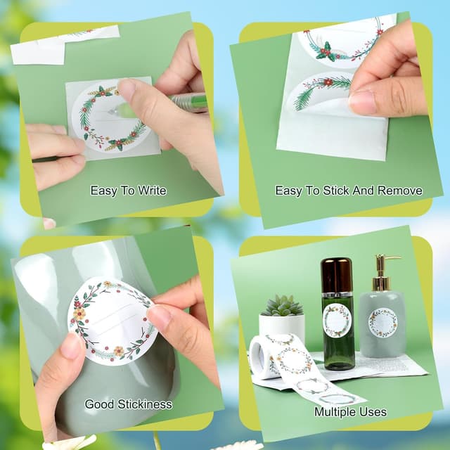 Thumbnail 4 de AiQInu Etichette Adesive per Marmellate 500 pezzi