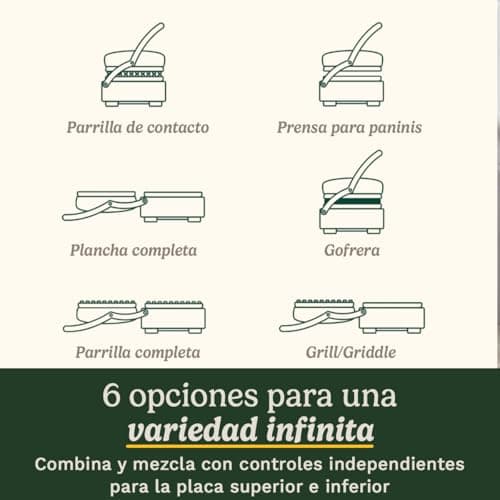 Thumbnail 2 de Cuisinart 6-en-1 grillplancha con placas reversibles