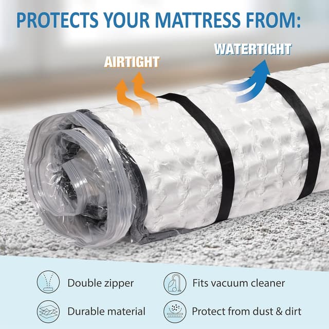 Detalle 2 de Storage Logic King/Cal-King mattress vacuum bag 80%