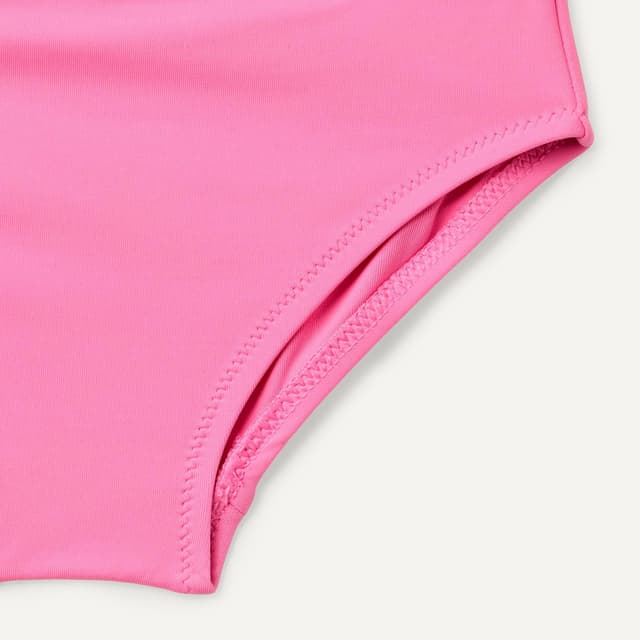 Detalle 2 de Maillot de bain fille 3 pièces Amazon Essentials : rashguard à manches longues et bikini à superposer