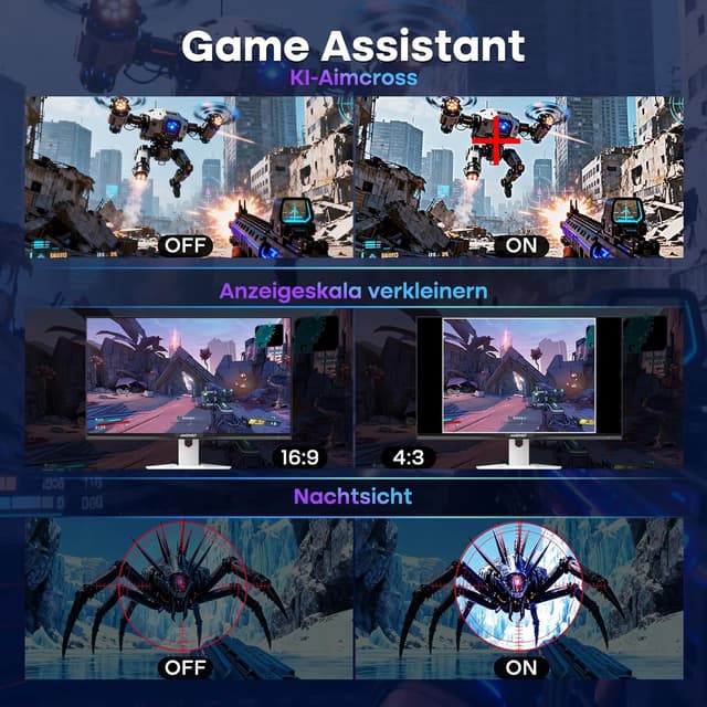 Detalle 2 de Gaming Monitor WQHD 27 Zoll 200Hz IPS