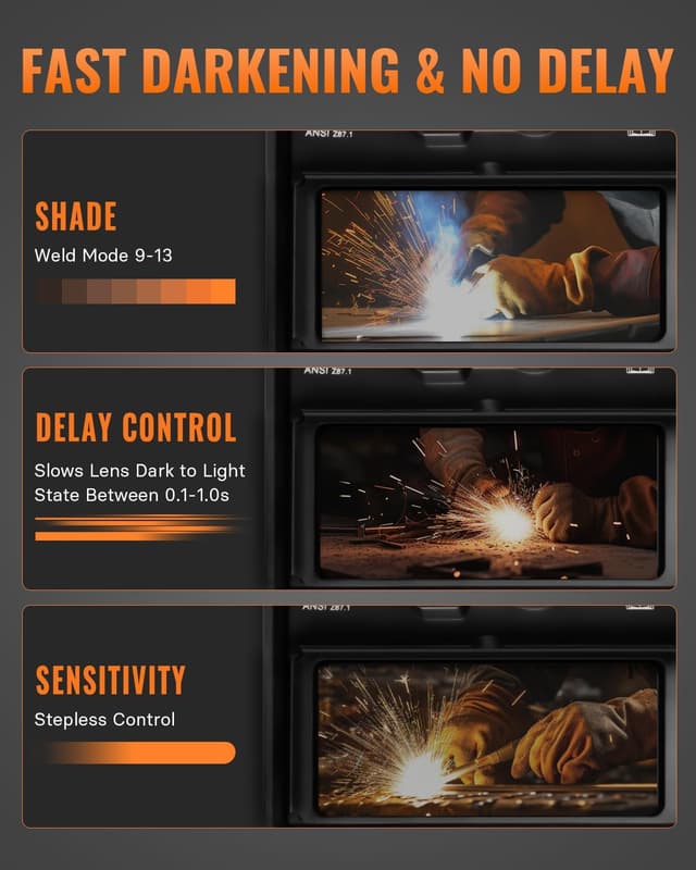 Thumbnail 3 de HITBOX Welding Helmet 4/9-13 🛡