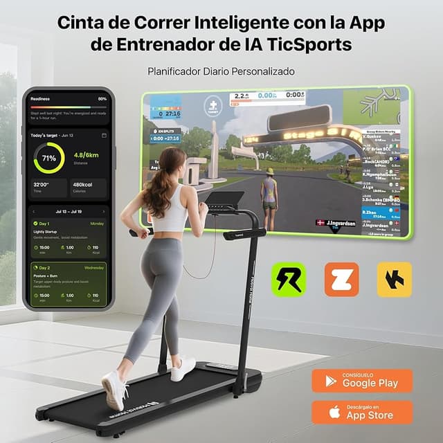 Thumbnail 5 de Mobvoi Home Treadmill SE 2,5 HP, plegable