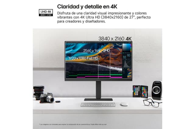 Thumbnail 2 de LG UltraFine 27U730A-B Monitor 27" 4K UHD