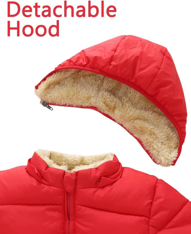 Detalle de JiAmy winter fleece coat for toddlers 18M-6Y