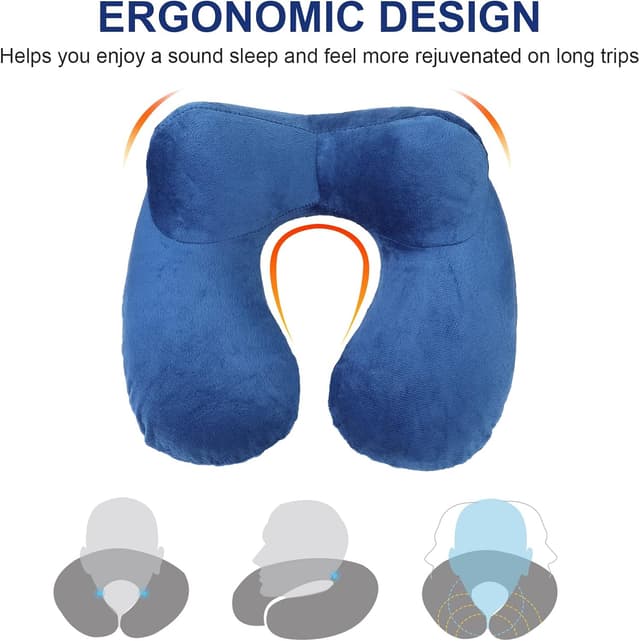 Detalle de AiQInu cuscino da viaggio gonfiabile