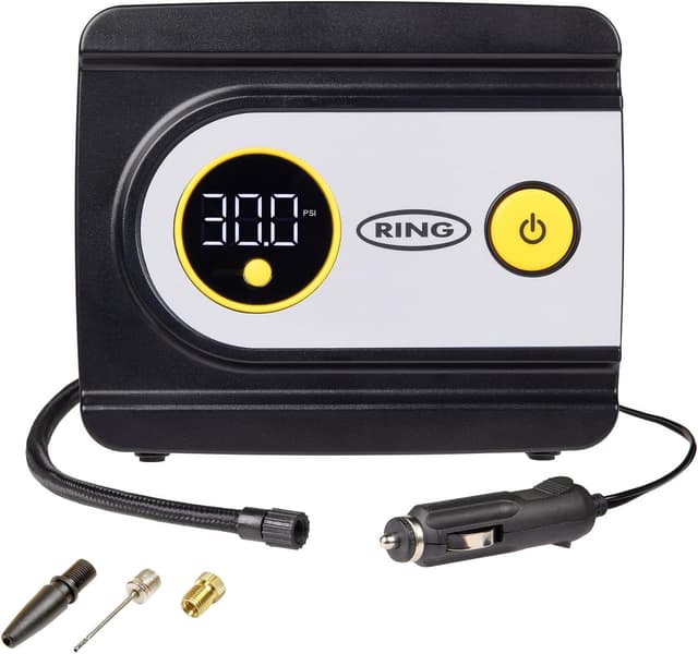 Thumbnail 3 de Ring TyreInflate 20 Digital Tyre Inflator with three adaptors 📈
Ring TyreInflate 20 Digital Tyre Inflator with three adaptors 📈