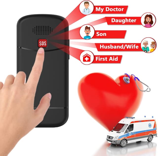 Thumbnail 2 de uleway Big Button Mobile Phone 800mAh