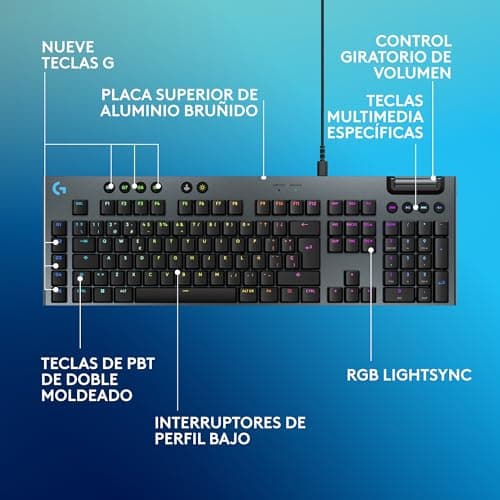 Thumbnail 5 de Logitech G G915 X Teclado Mecánico Gaming, US QWERTY