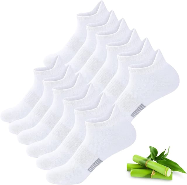 Detalle de inaWarm Bambus Sneaker Socken, 6 Paar