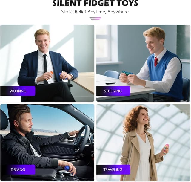 Thumbnail 4 de Little Ouchies Pain Fidget 4PCS sensory spiky tool