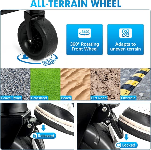 Thumbnail 5 de Snagle Paw Folding Dog Stroller Up to 90kg