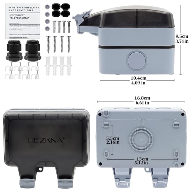 Thumbnail 6 de Außensteckdose IP66 mit Schalter 2,5 mm²