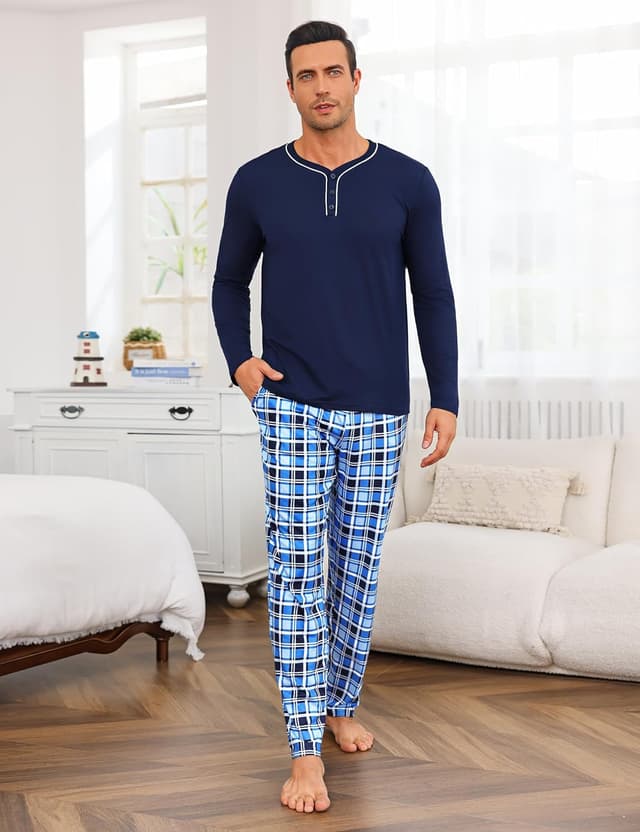 Thumbnail 1 de Demegimi Pijama Hombre Invierno algodón Talla grande