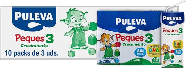 Imagen de Puleva Peques 3 Leche de crecimiento +12 meses 10 packs en OfertitasTOP