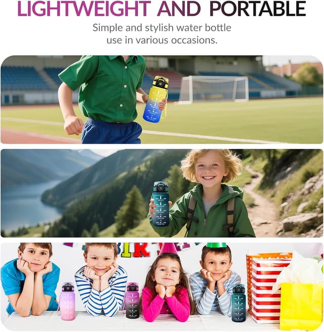 Thumbnail 6 de HoneyHolly Botella de Agua 500ml con Pajita 🧒🏼♀