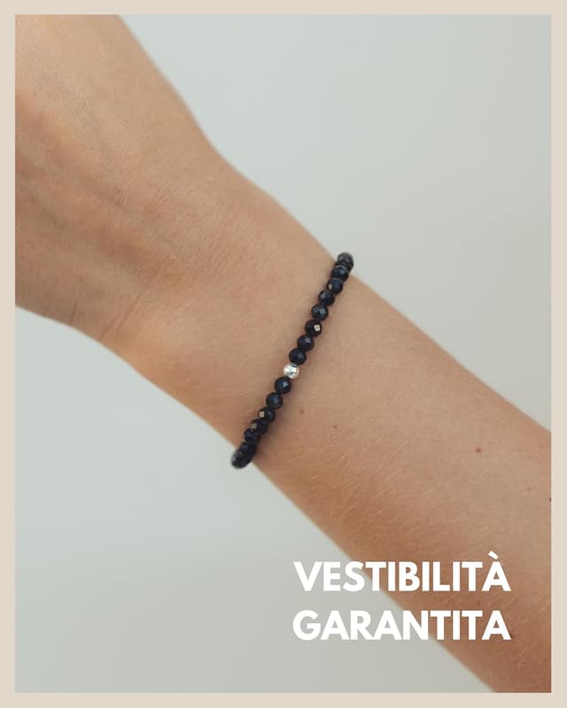 Detalle de GD GOOD.designs EST. 2015 bracciale da donna in perle con pietre naturali e perle in argento 925