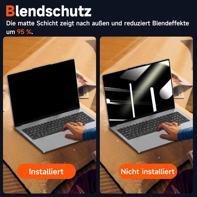 Detalle 2 de Magnetischer Sichtschutz für 14 Zoll Laptop