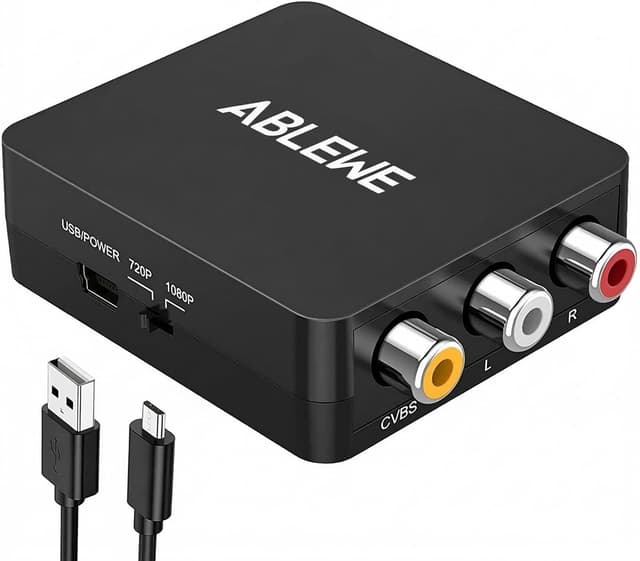 Detalle de ABLEWE RCA to HDMI Adapter 1080P