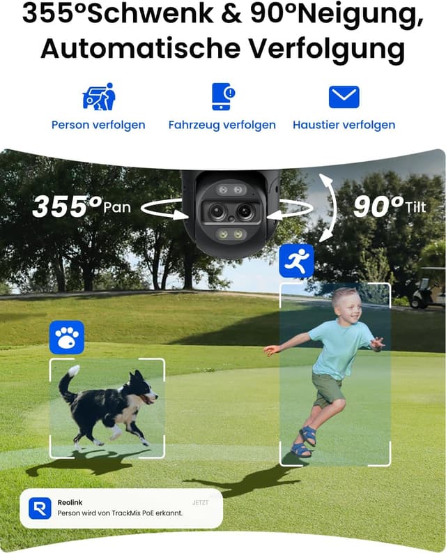 Detalle de Reolink 4K 8MP PTZ Überwachungskamera 6X