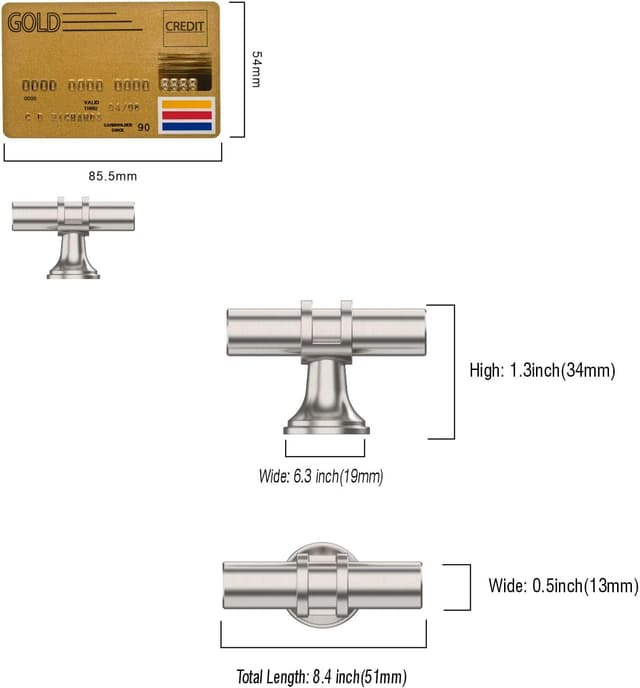 Detalle 2 de Amerdeco Pomelli per mobili 10 pezzi