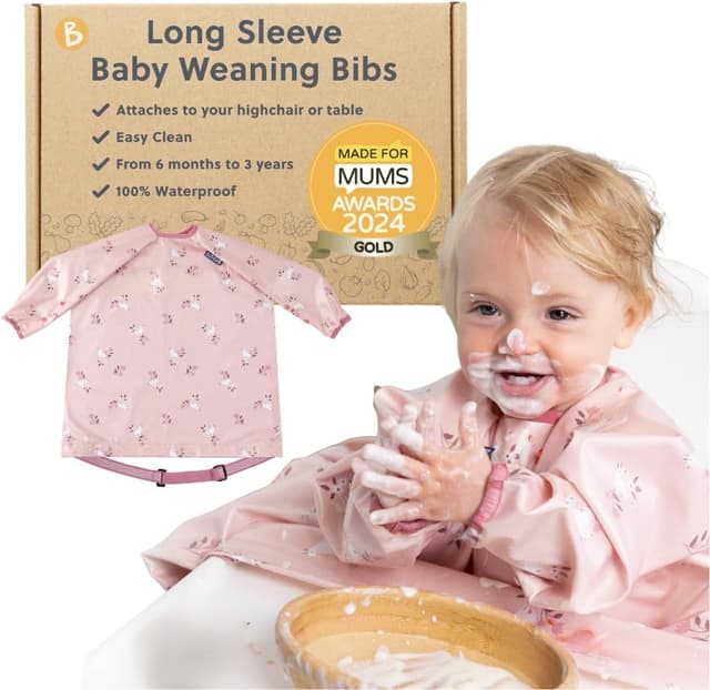 Imagen de BIBaDO Long Sleeve Baby Bibs 6–36 months en OfertitasTOP