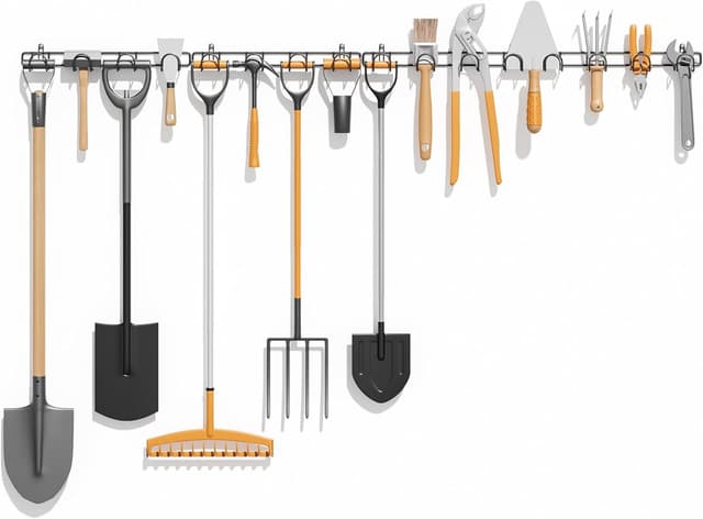 Thumbnail 6 de Garden tool rack 160cm with 32 hooks