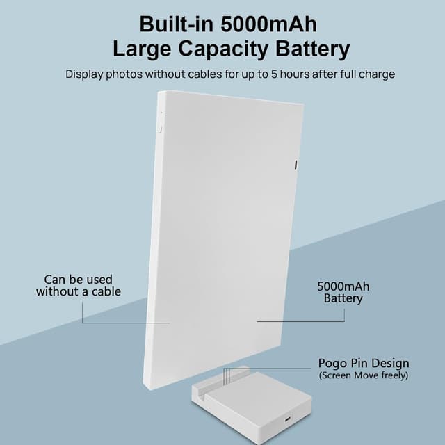 Thumbnail 6 de FRAMEO 10.1 Inch WiFi Digital Photo Frame 32GB 🖼