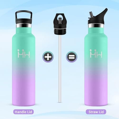 Detalle 2 de Botella Agua 750 ml doble pared, sin BPA 🚰