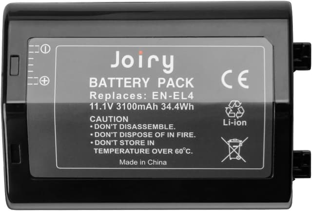 Detalle de EN-EL4a replacement battery, 11.1V 3100mAh