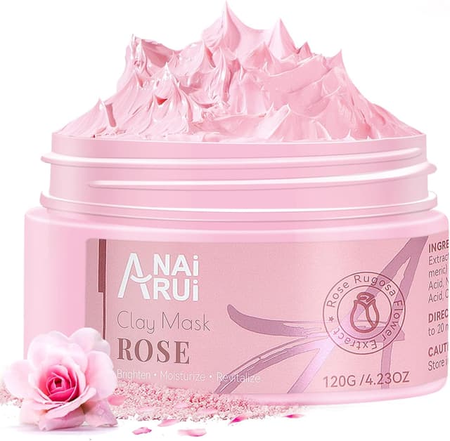 Detalle de ANAI RUI Maschera argilla rosa 120g 🧖♀