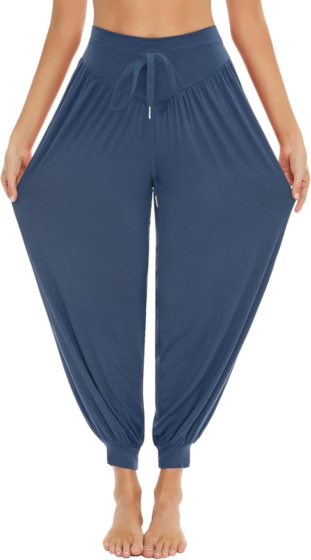 Thumbnail 6 de Terecey pantalon sarouel femme sport à taille haute en modal, fluide pour yoga, Pilates et danse