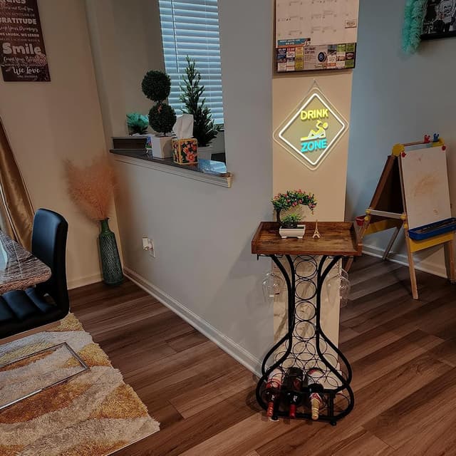 Detalle 2 de SIGNSHIP Drink Zone Neon, 32 x 32 cm