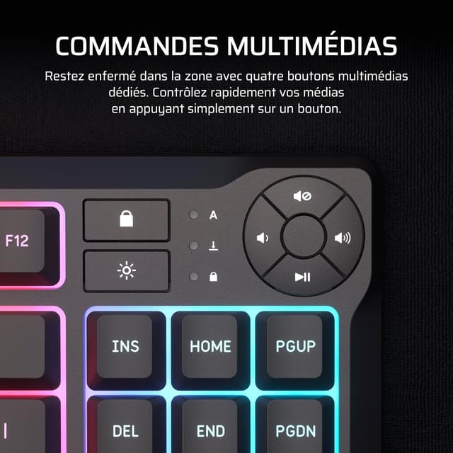 Thumbnail 4 de Corsair K55 Core TKL clavier gaming 1000Hz