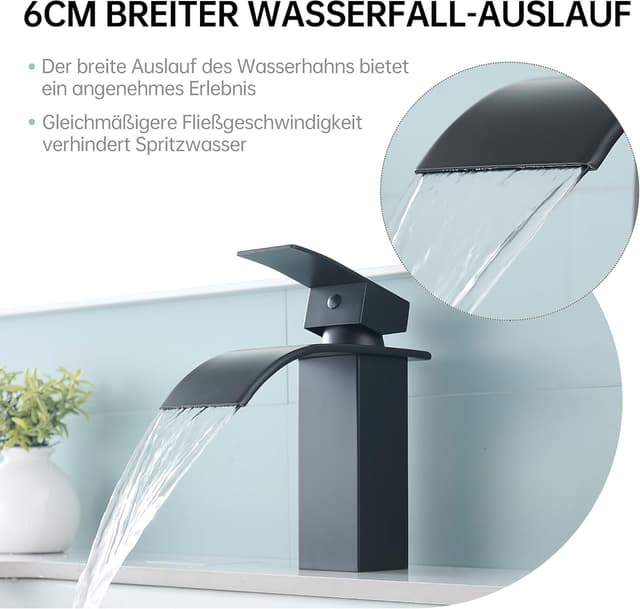 Detalle 2 de Fransiton Wasserfall Waschtischarmatur