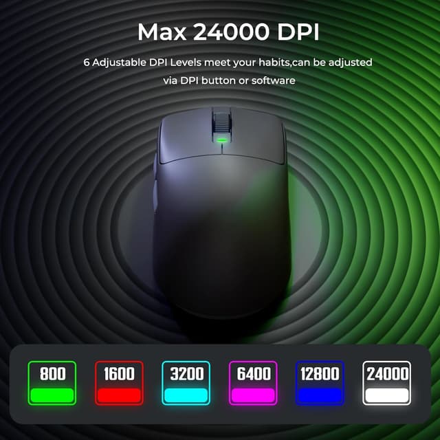 Detalle de RK ROYAL KLUDGE M30 gaming mouse 43g