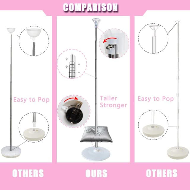 Thumbnail 1 de DECOJOY Balloon Column Stand Set of 2