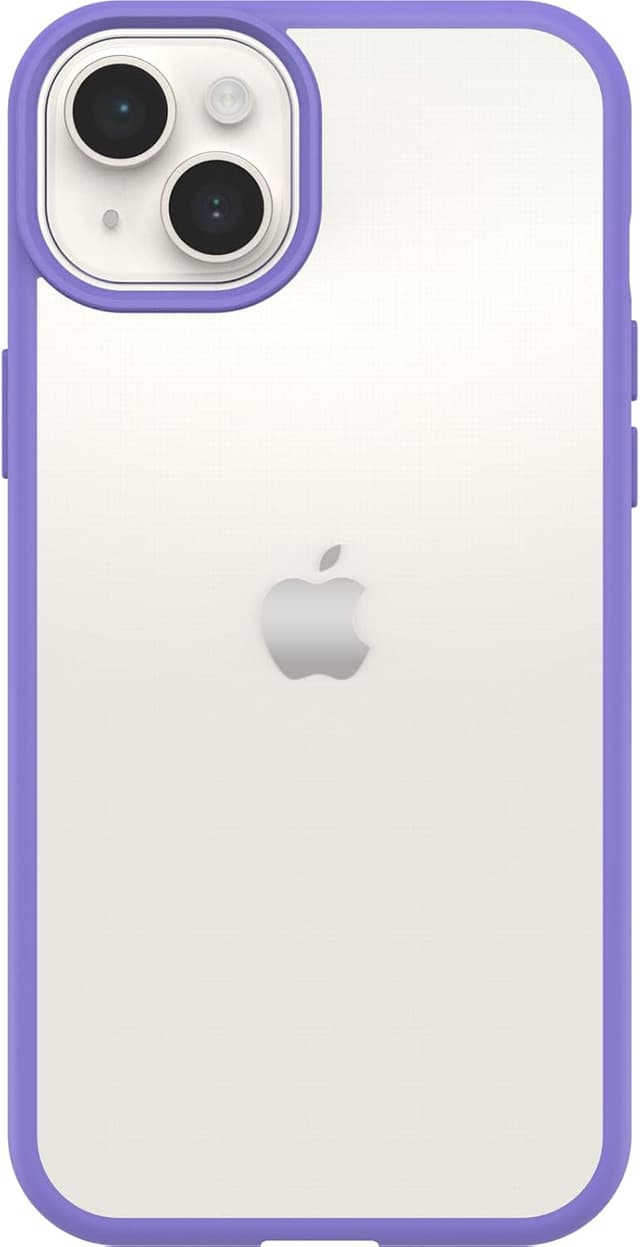 Detalle 2 de OtterBox Cover Sleek Protective per iPhone 14 Plus (trasparente/viola) antiurto e anti caduta MIL-STD 810G