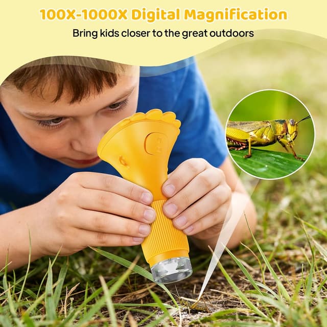 Detalle 1 de Ashfly Kids Microscope 1000X Portable Miniscope