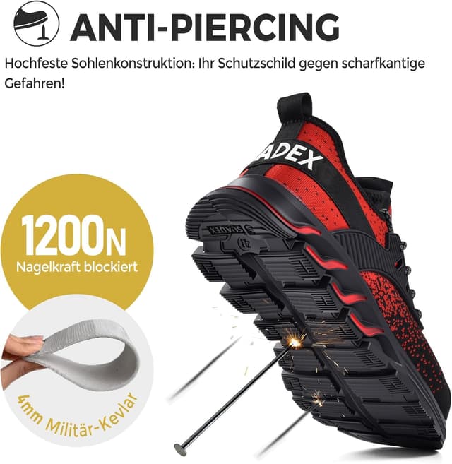 Detalle de SUADEX Sicherheitsschuhe 37–48 EU