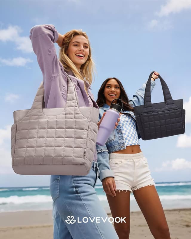 Detalle 2 de LOVEVOOK Shopper Tasche 15,6 Zoll Laptopfach