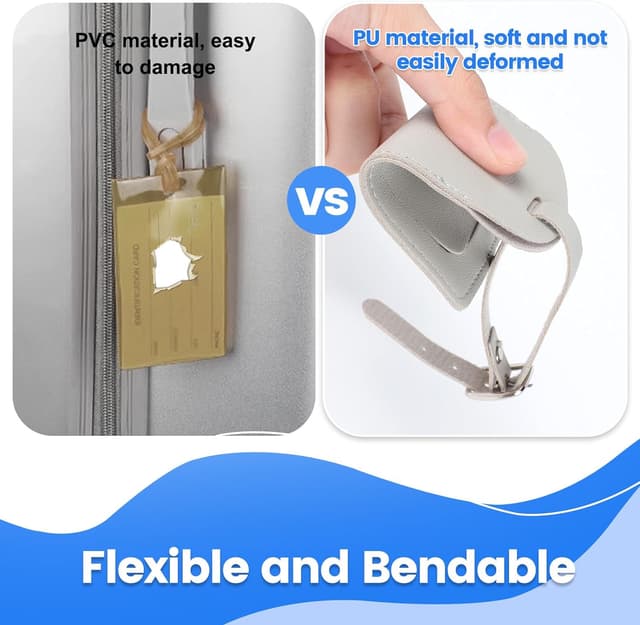 Thumbnail 2 de AiQInu Etichette per Valigie 3 pezzi 7x13 cm