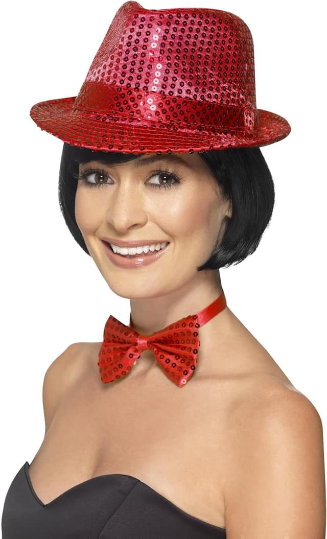 Thumbnail 5 de Smiffys Chapeau trilby Adulte Argent