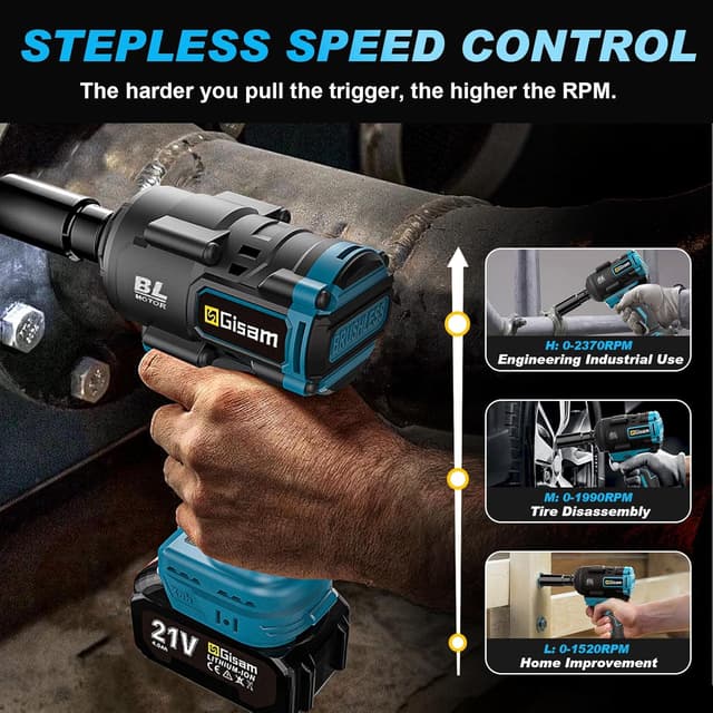 Thumbnail 3 de Gisam Llave de Impacto 1200 Nm