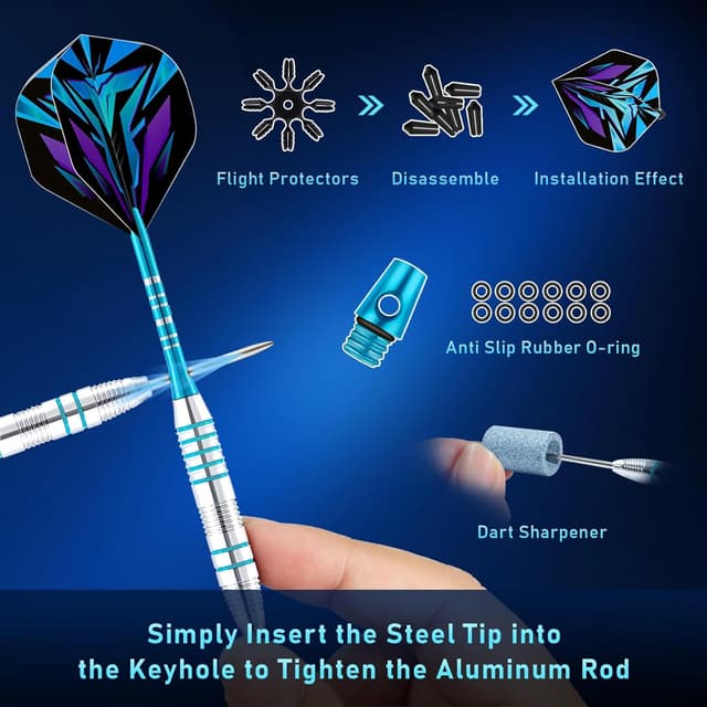 Thumbnail 3 de XAWU 24g Steel Tip Darts Set