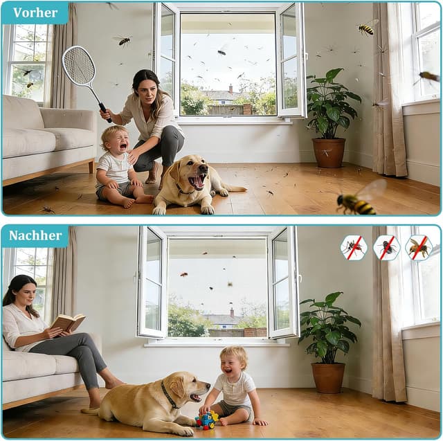 Thumbnail 6 de Apalus Fliegengitter Fenster 130 x 150 cm