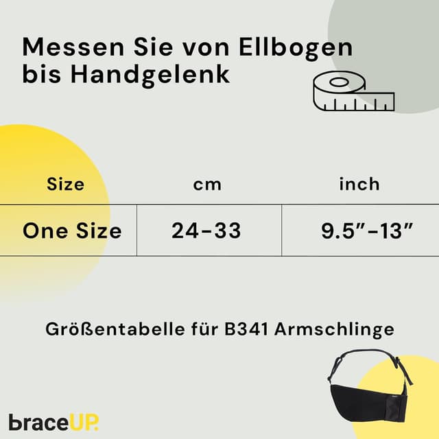 Detalle 2 de BraceUP Armschlinge für Schulter, 1 Stück