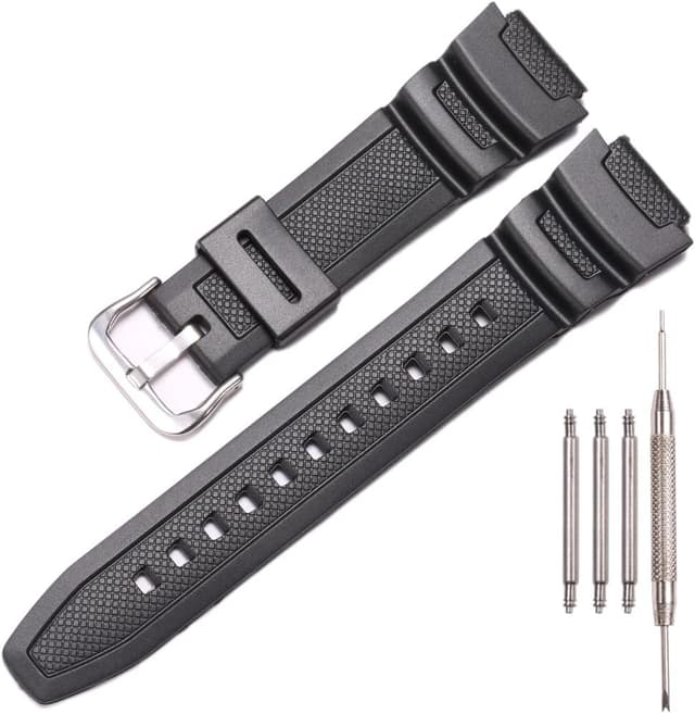 Detalle de Resin Armband kompatibel mit Casio 18 mm