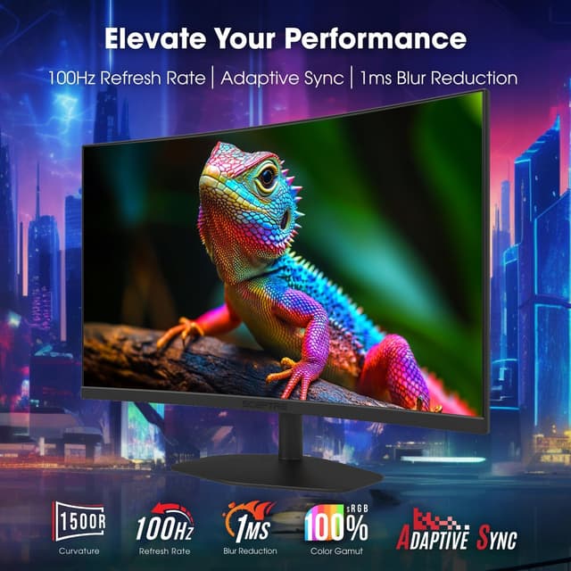 Detalle 1 de Sceptre C248W-FW100T curved gaming monitor 24-inch